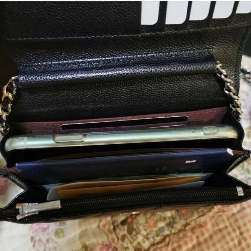 Chanel Mini woc经典款之Wallet on chain单肩斜挎链条包 AP1649 - Image 8