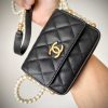 IMG_971420211206-180619.jpg CHANEL 珍珠链条口盖卡包 AP2185 B05481 94305