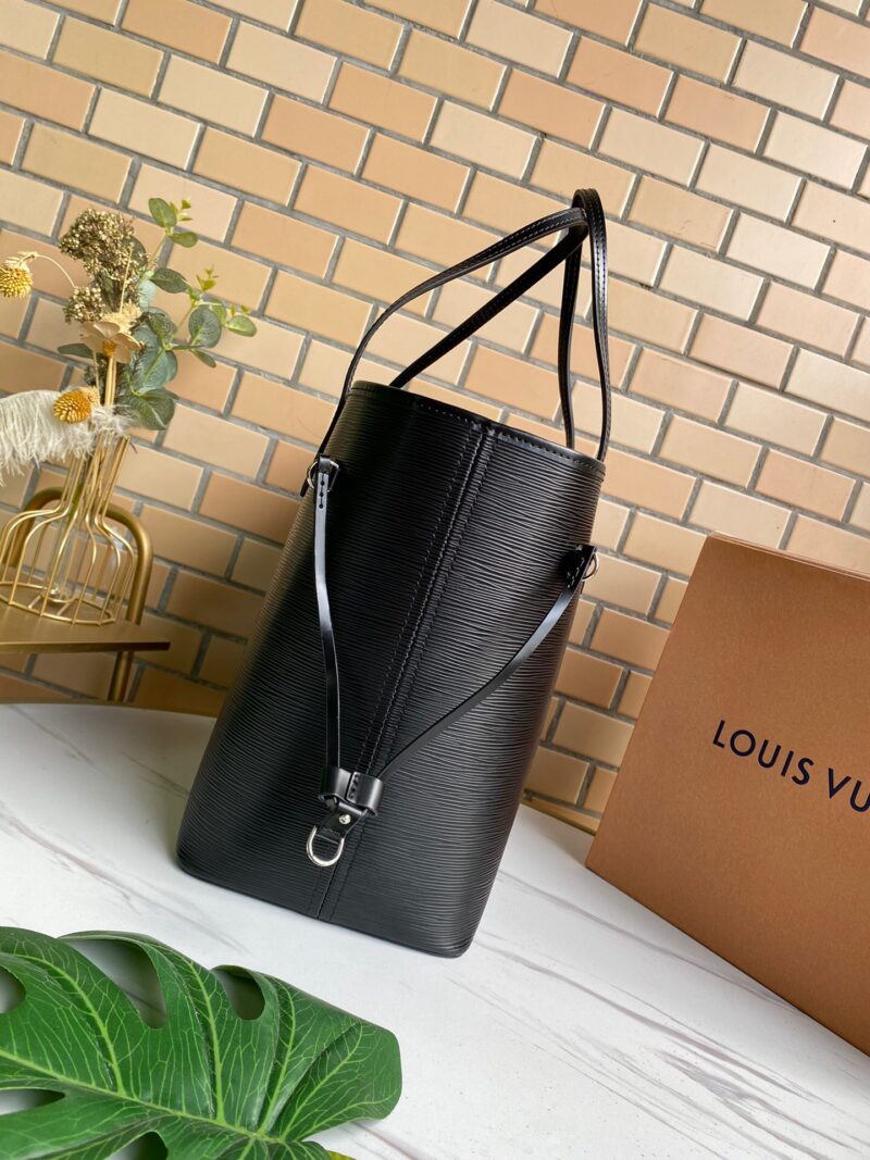 M40932 Louis Vuitton 路易威登 黑色NEVERFULL 中号水波纹Epi子母包 - Image 4
