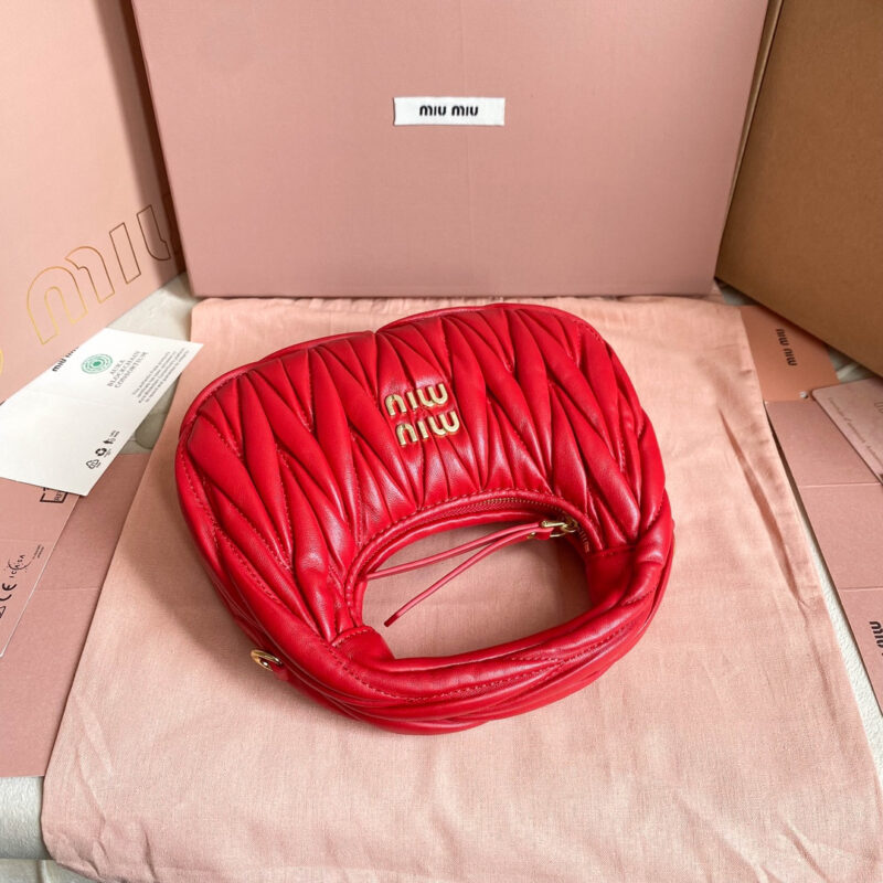 miumiu缪缪*5BP078Mini单肩包红色免检版 - Image 6