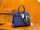 爱马仕 Birkin 30cm 琉璃蓝 Togo小牛皮 金扣 原版蜜蜡线 顶级手工缝制