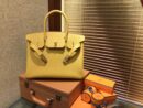 爱马仕 Birkin 30cm ( 铂金包) Togo小牛皮 9D 琥珀黄 原版蜜蜡线 全手工缝制
