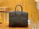 爱马仕 Birkin 30cm 摩卡 金扣 尼罗 雾面 两点 鳄鱼皮 全手工