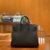 爱马仕 Birkin 25cm Togo皮 经典黑 银扣 原版蜜蜡线 全手工缝制