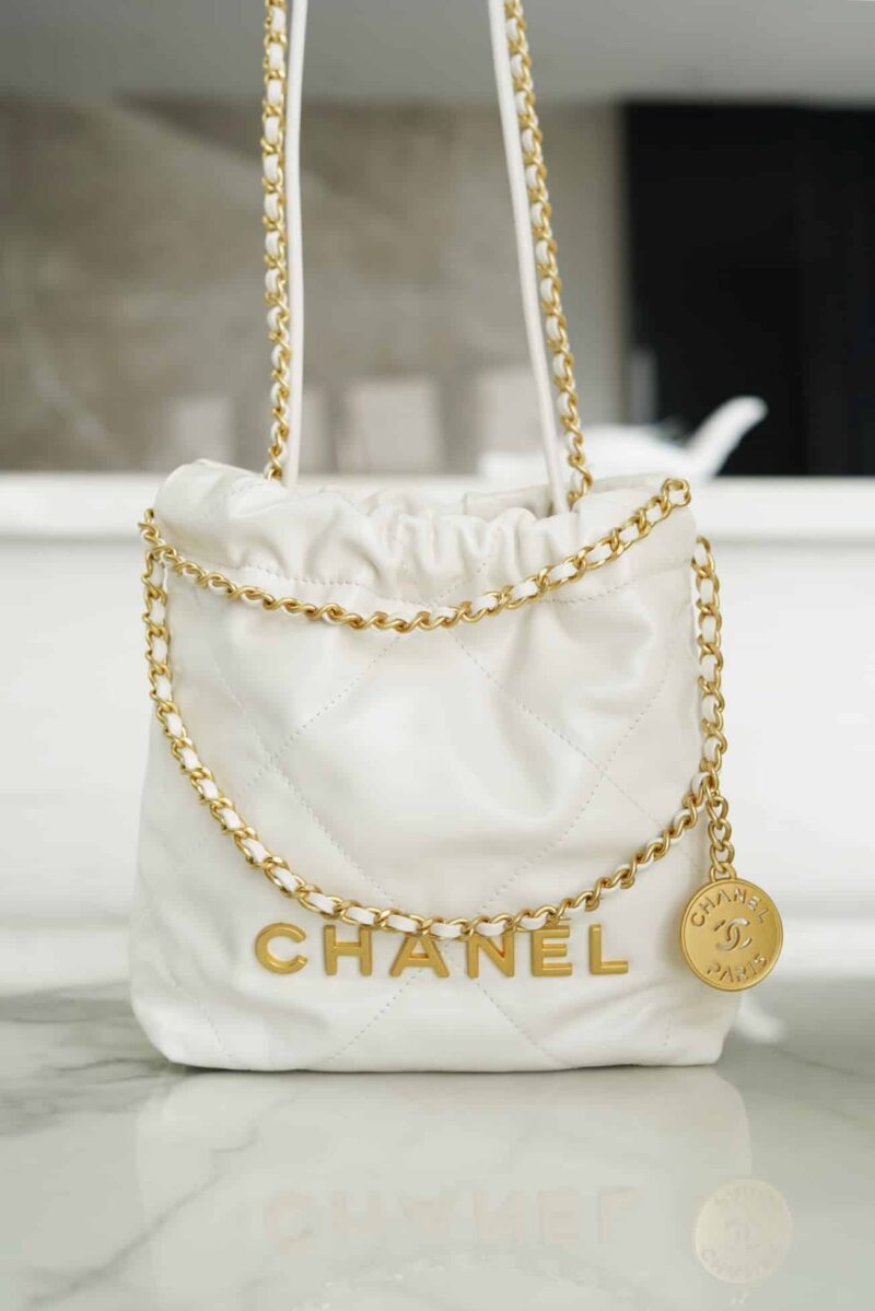 CHANEL 23s春夏新款22Mini bag AS3980白色