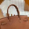 爱马仕 Birkin 30cm 金棕色 Togo小牛皮 银扣 原版蜜蜡线 顶级手工缝制