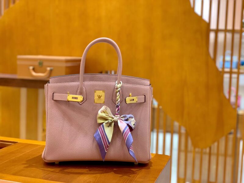 爱马仕 Birkin 30cm 丁香紫 金扣 德国进口togo 牛皮 全手工缝制