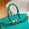 爱马仕 Birkin 30cm 维罗纳绿 Togo小牛皮 银扣 原版蜜蜡线 顶级手工缝制