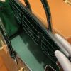 a2c102e0fe8ec0e.jpg 爱马仕 Birkin铂金包 祖母绿 湾鳄 一级皮 倒V 进口原料 顶级手缝工艺 30cm