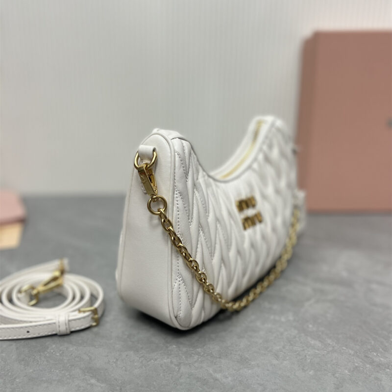 miumiu缪缪*5BH211单肩包白色免检版 - Image 3