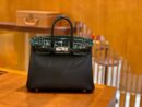 爱马仕 Birkin 铂金包 三拼色 三拼皮 Touch 牛皮拼鳄鱼皮 金扣 30cm