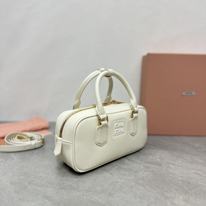 miumiu*Arcadie系列5BB142保龄球白色免检版 - Image 3