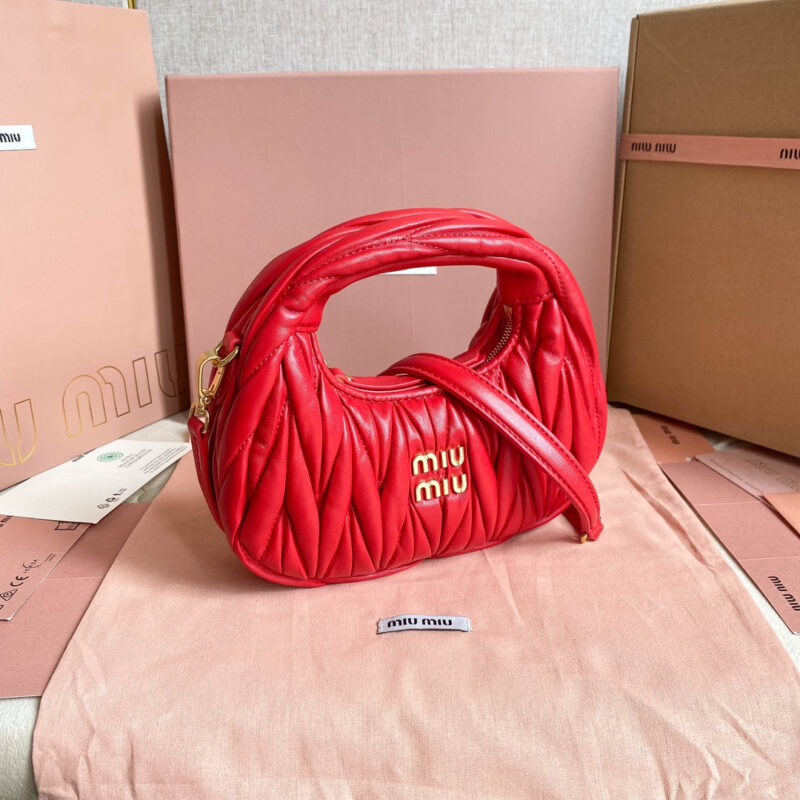miumiu缪缪*5BP078Mini单肩包红色免检版 - Image 3