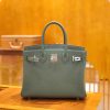 爱马仕 Birkin 30cm togo牛皮 杏仁绿 银扣 全手工缝制