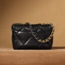 Chanel 19Bag系列小羊皮口盖包黑色XS免检版