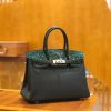 爱马仕 Birkin Touch 30cm 黑色 一级鳄鱼皮拼Togo牛皮 原版蜜蜡线 顶级手工