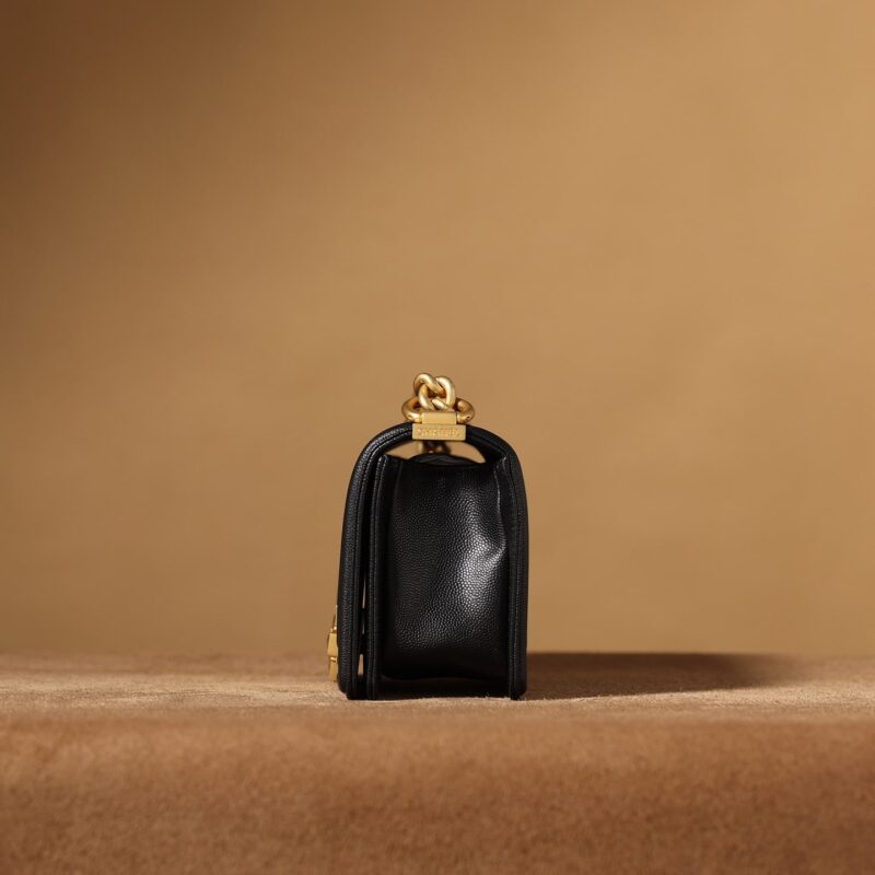 Chanel LeBoy黑色口盖包S免检版 - Image 8