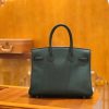 a71742295d09284.jpg 爱马仕 Birkin 30cm 松柏绿 Togo小牛皮 银扣 原版蜜蜡线 顶级手工缝制