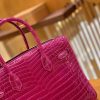 爱马仕 Birkin 30cm 天方夜谭紫 金扣 一级皮 尼罗鳄鱼皮 臻品级别