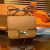 爱马仕 Constance 18cm 金棕色 金扣 掌纹牛皮 全手工缝制 现货