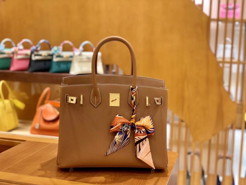 爱马仕 Birkin 铂金包 金棕色 掌纹牛皮 金扣 30cm 高订版本