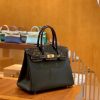 爱马仕 Birkin 30cm. Touch 系列 亮面鳄鱼皮拼牛皮 经典黑 玫瑰金 高订版本