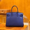 爱马仕 Birkin 30cm 琉璃蓝 Togo小牛皮 金扣 原版蜜蜡线 顶级手工缝制