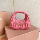 miumiu缪缪*5BP078Mini单肩包海棠粉免检版