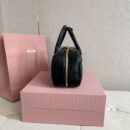 miumiu缪缪*5BB148保龄球包袋黑色免检版