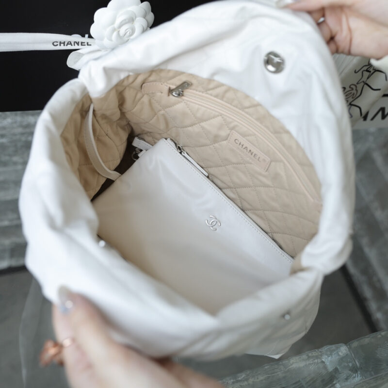 小香Chanel购物袋22bag系列纯包银扣免检版 - Image 5