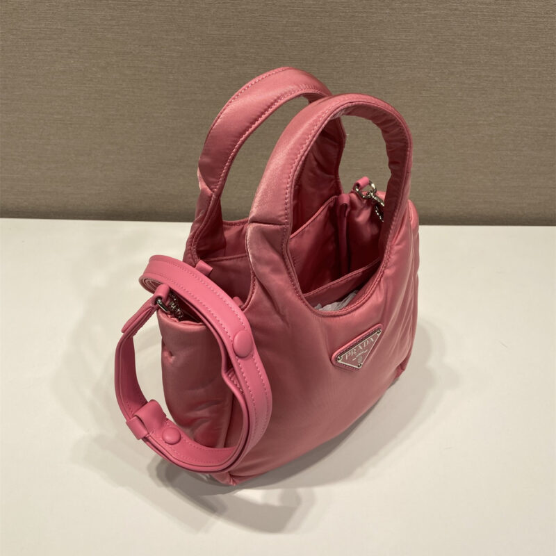Prada单肩手提袋1BA359玫粉色免检版