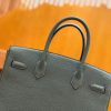 爱马仕 Birkin 30cm togo牛皮 杏仁绿 银扣 全手工缝制