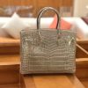 b045901d6ad917d.jpg 爱马仕 新增现货 birkin 铂金包 斑鸠灰 一级鳄鱼皮 30cm