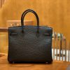 爱马仕 Birkin 30 南非kk级鸵鸟皮 经典黑 金扣 原版蜜蜡线