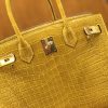 爱马仕 Birkin 30cm 琥珀黄 一级野生湾鳄 金扣 原版蜜蜡线 顶级手缝