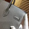 b0f53ab53cc9755.jpg 爱马仕 Birkin 25cm ( 铂金包) 掌纹牛皮 锡器灰 原版蜜蜡线 全手工缝制