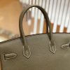 爱马仕 Birkin 30cm 大象灰 Togo小牛皮 金扣 原版蜜蜡线 顶级手工缝制