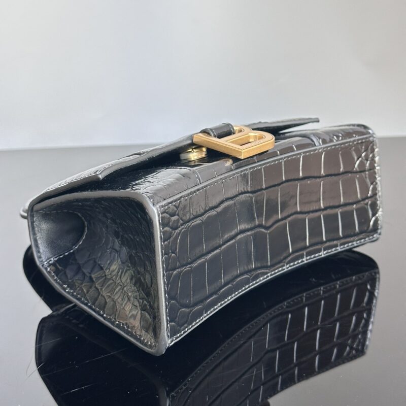 Balenciaga沙漏包-Balenciaga鳄鱼皮手袋 - Image 8