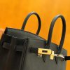 爱马仕 Birkin 25cm swift 牛皮 经典黑 金扣 全手工缝制