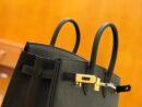 爱马仕 Birkin 25cm swift 牛皮 经典黑 金扣 全手工缝制
