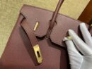 爱马仕 Birkin铂金包 爱马仕红 德国togo小牛皮 原版蜜蜡线 顶级手缝 金扣 30cm