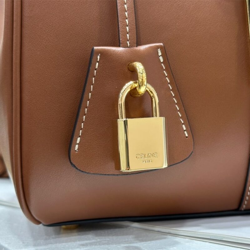 Celine*Cles16系列手袋188003棕色免检版 - Image 9