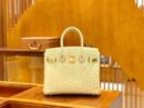 爱马仕 Birkin 30cm 羊毛白 奶昔白 金扣 南非KK级鸵鸟皮 全手工缝制