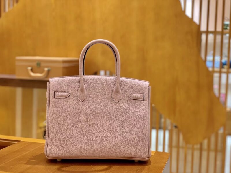 爱马仕 Birkin 30cm 丁香紫 金扣 德国进口togo 牛皮 全手工缝制 - Image 5