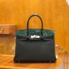 爱马仕 Birkin Touch 30cm 黑色 一级鳄鱼皮拼Togo牛皮 原版蜜蜡线 顶级手工