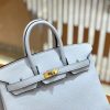 b4fd002a2e786e1.jpg 爱马仕 Birkin 25cm 雾蓝 Togo小牛皮 金扣 原版蜜蜡线 顶级手工缝制