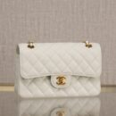 b527e60094.jpg ChanelCF系列球纹牛皮白色金扣S免检版
