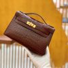 爱马仕 Miniy Kelly 22cm 摩卡 一级尼罗 鳄鱼皮 臻品级别