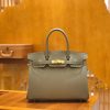 爱马仕 Birkin 30cm 大象灰 Epsom小牛皮 金扣 原版蜜蜡线 顶级手缝