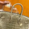 爱马仕 Birkin 铂金包 斑鸠灰 美洲 方块印 25cm